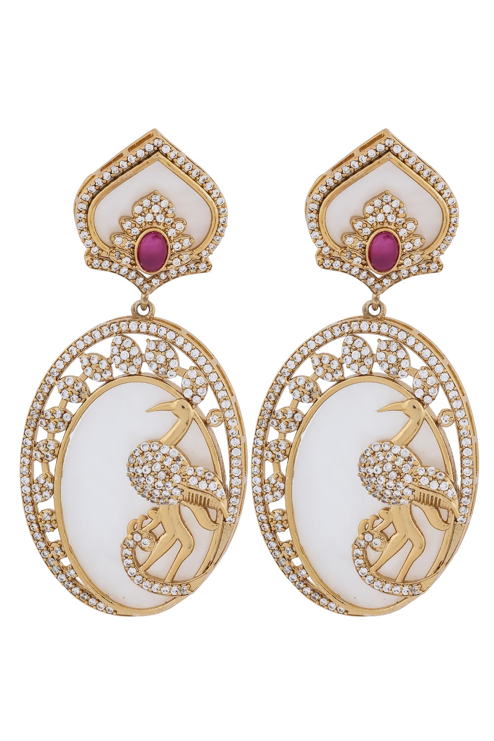 flamingo earring
