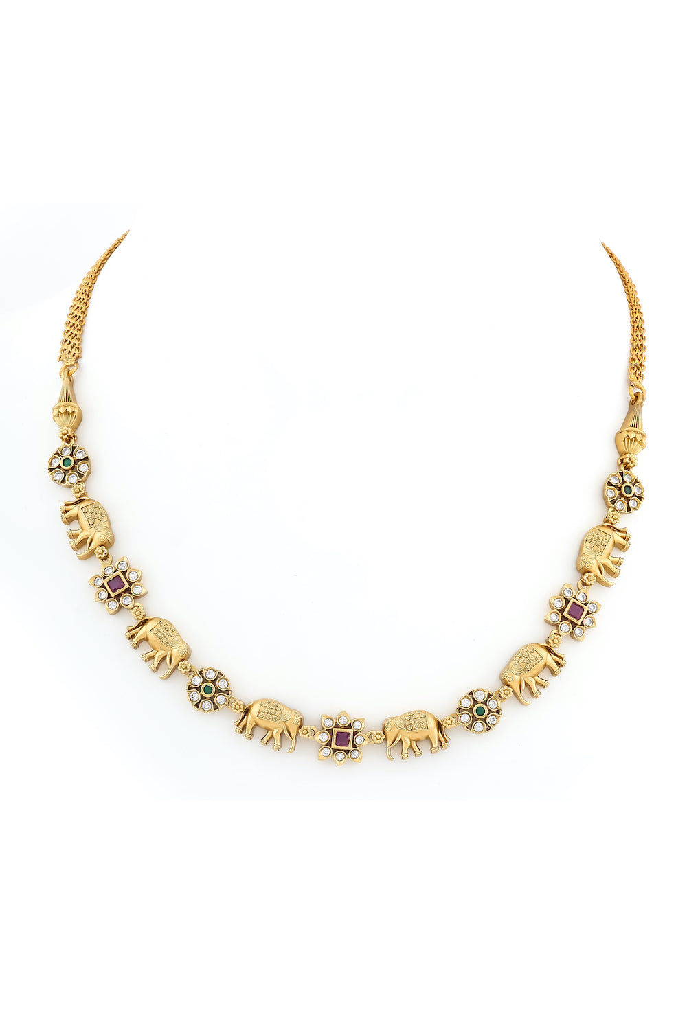 elephant delicate necklace