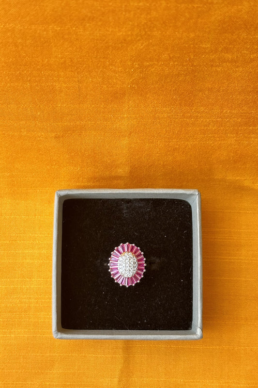 ad silver finger ring adsfr230813