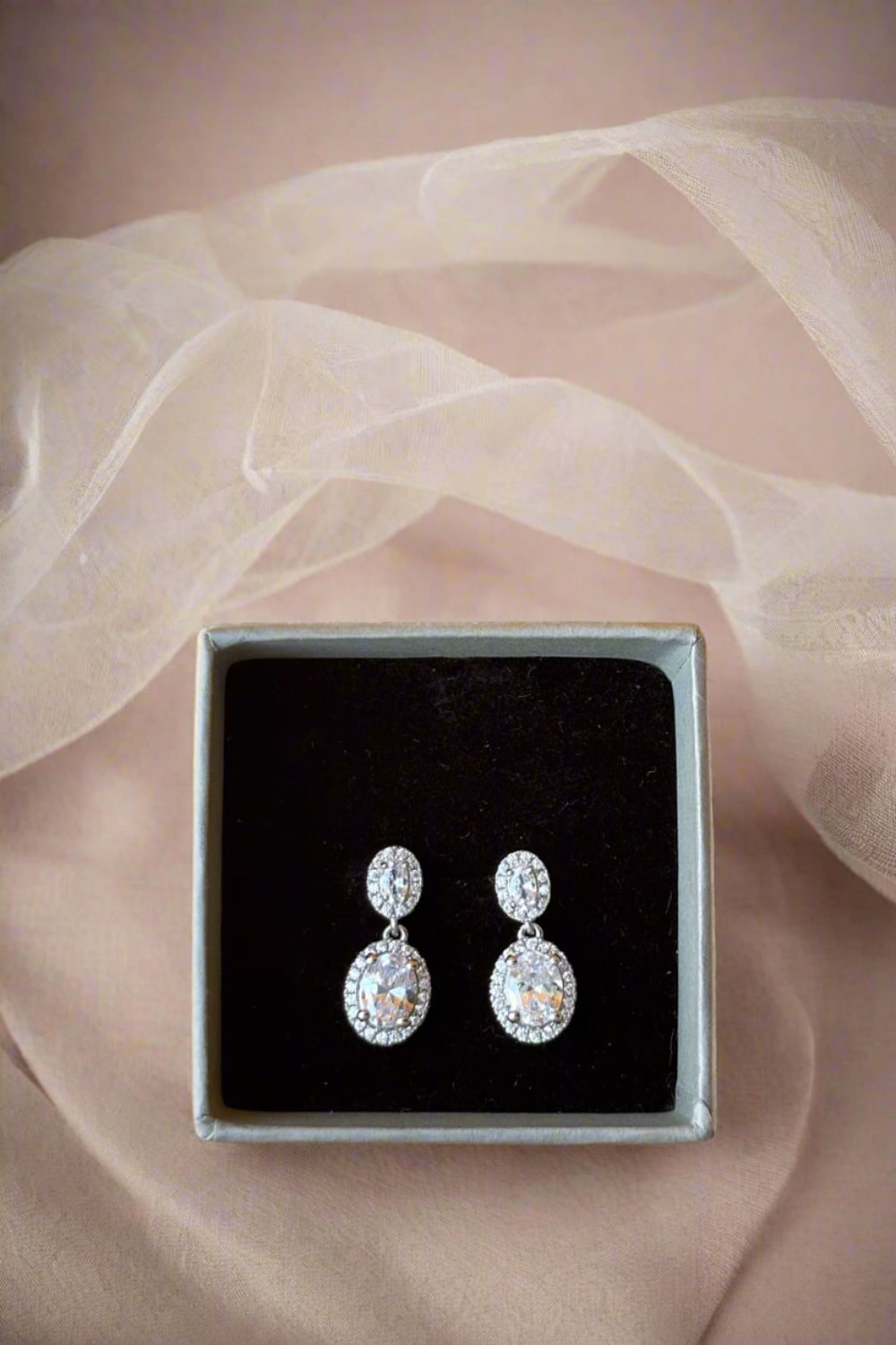 silver earrings