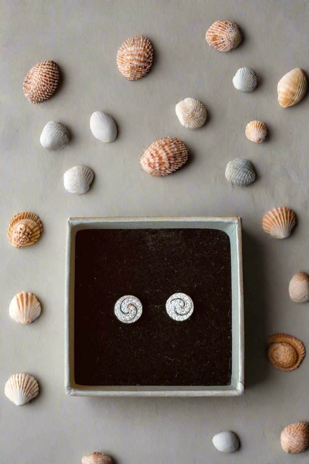 silver earrings