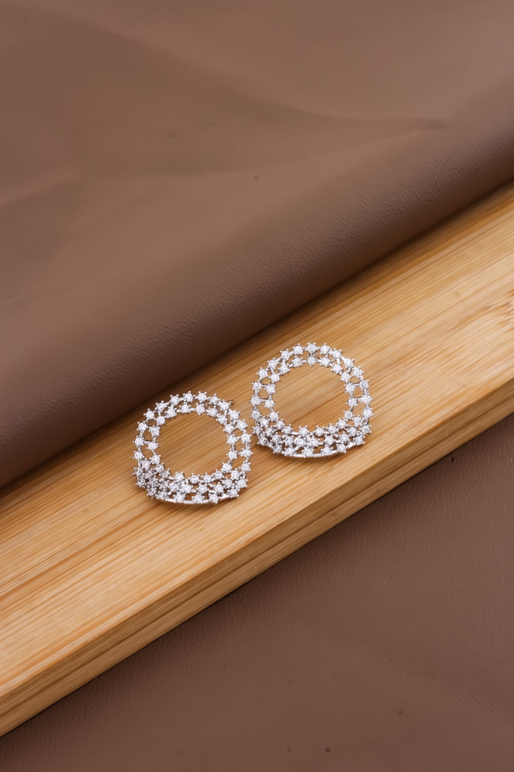 silver polish earrings