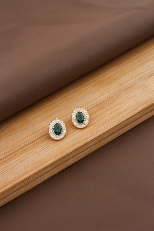 delicate cz studs