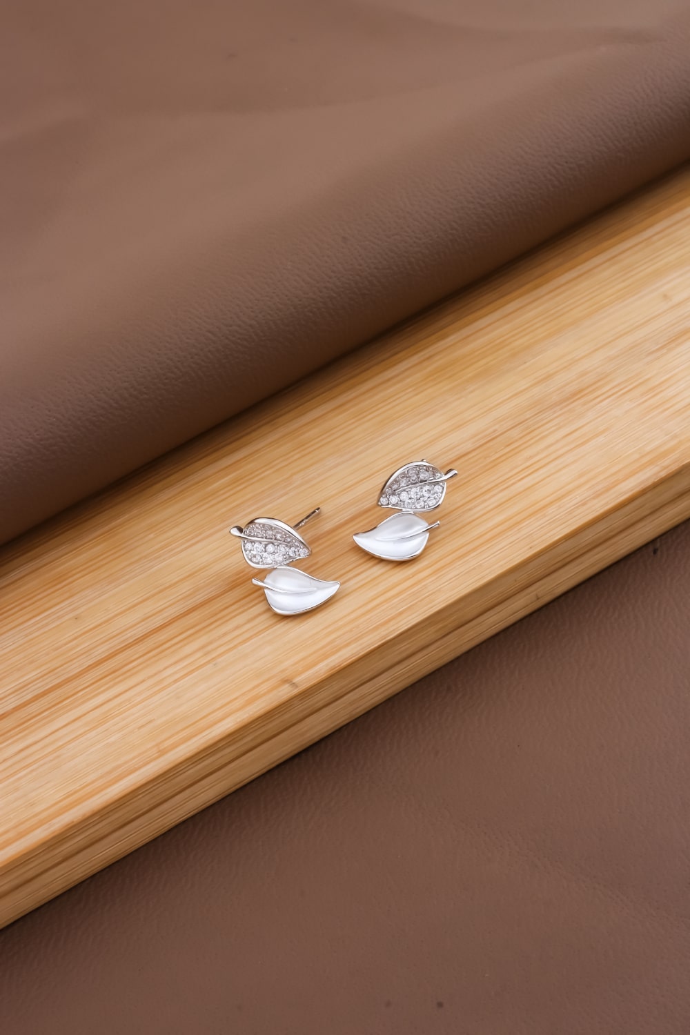 mother of pearl delicate earrings