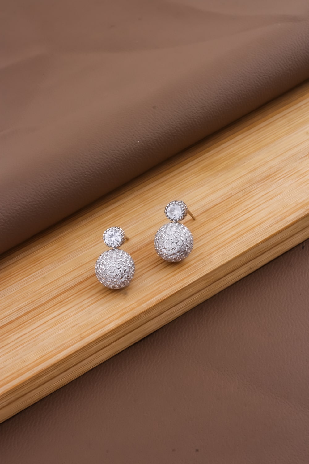 trendy cz studs