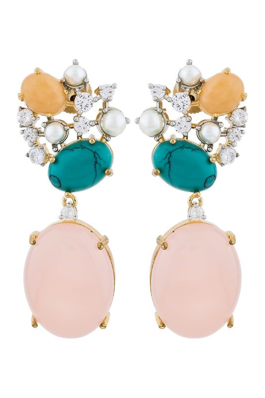 semiprecious stone earrings