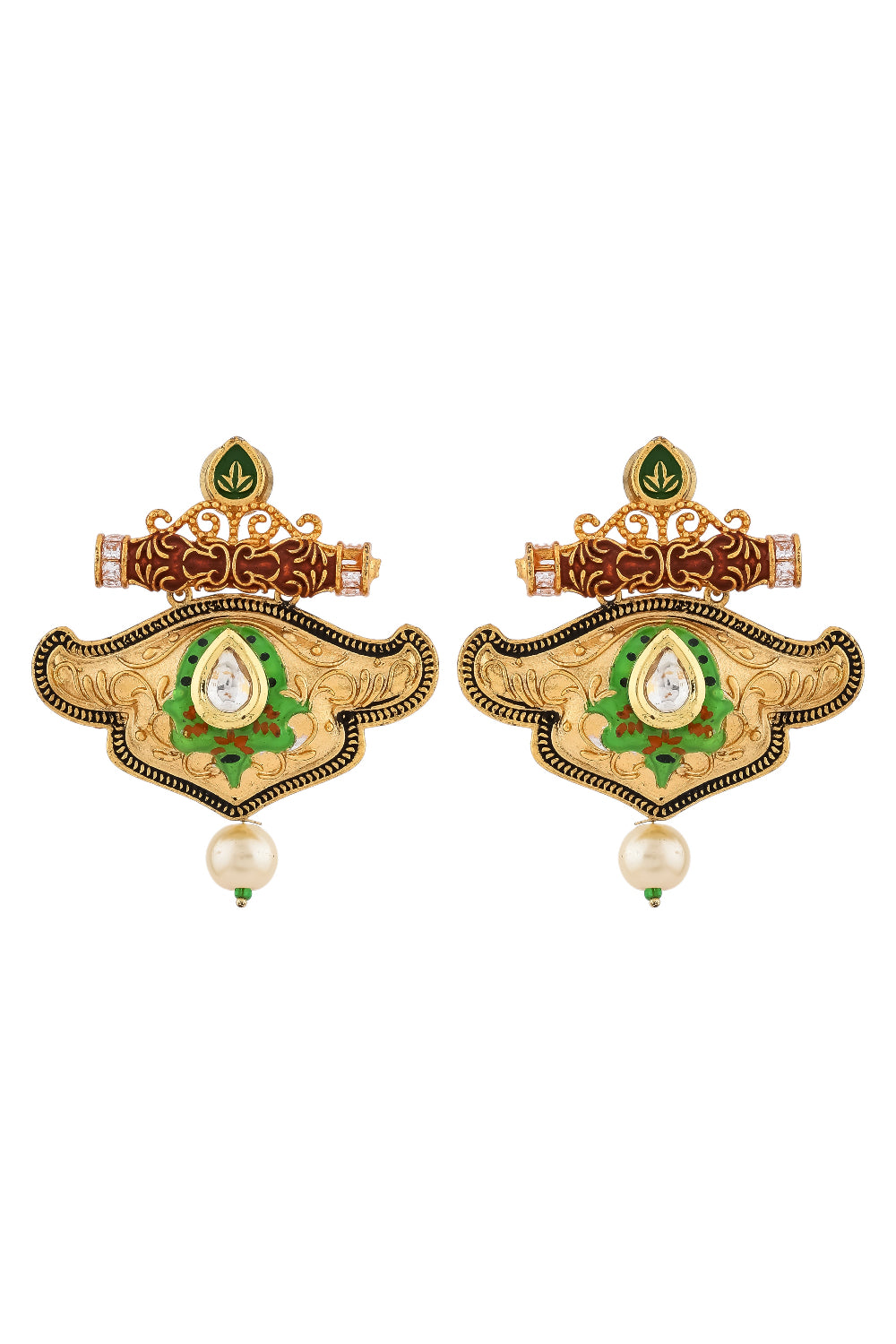 temple design necklace set