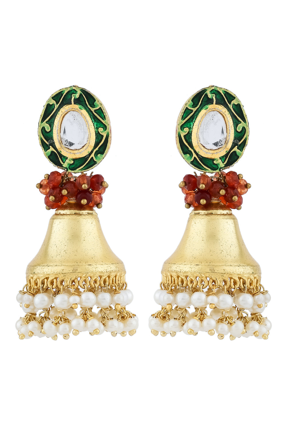 Meenakari Long Necklace Earrings Set mlnes250178