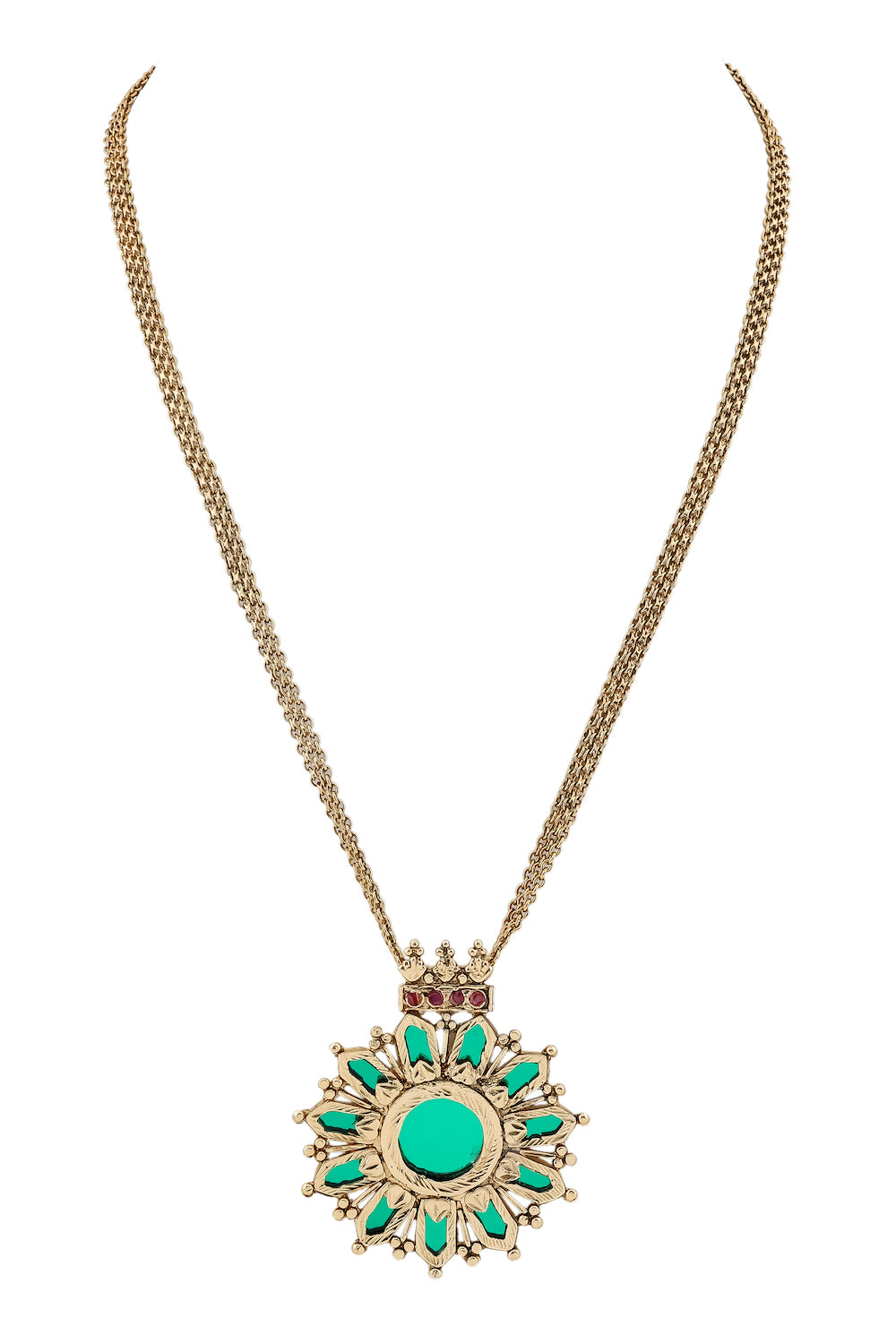 green pendant set