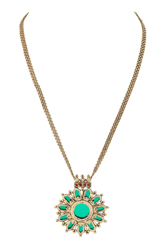 green pendant set