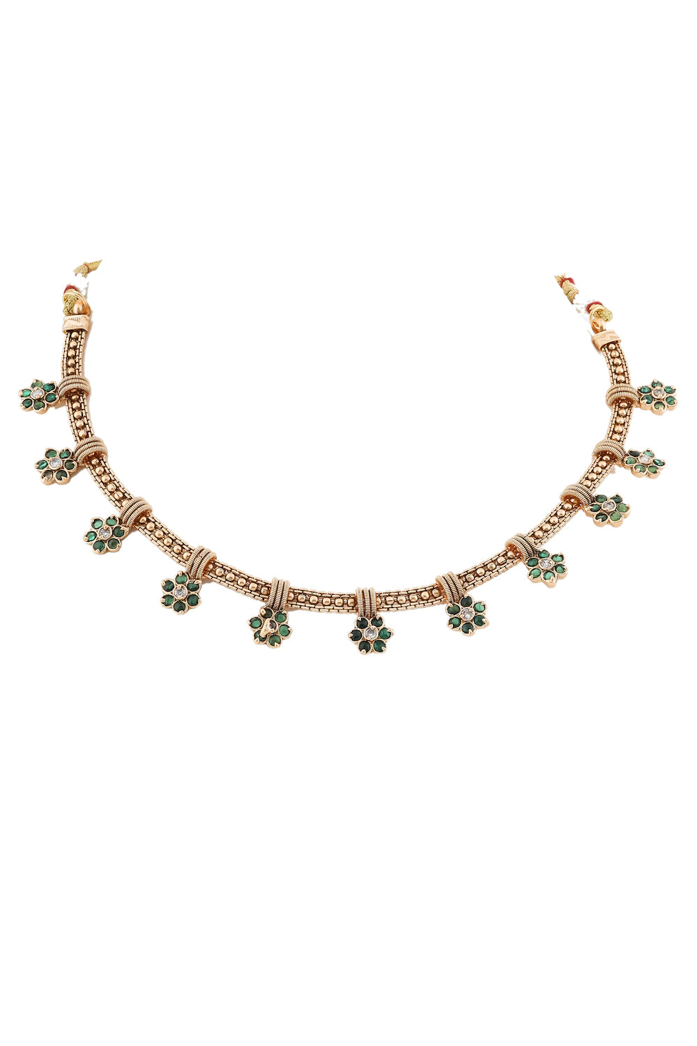 green delicate choker