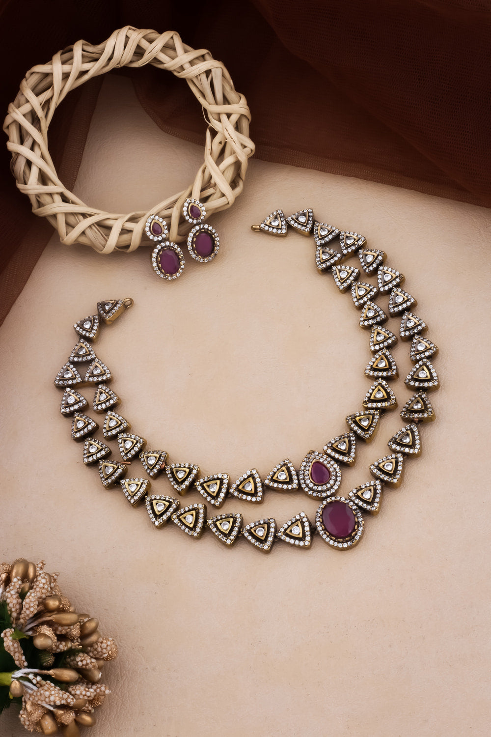 Victorian two layer necklace