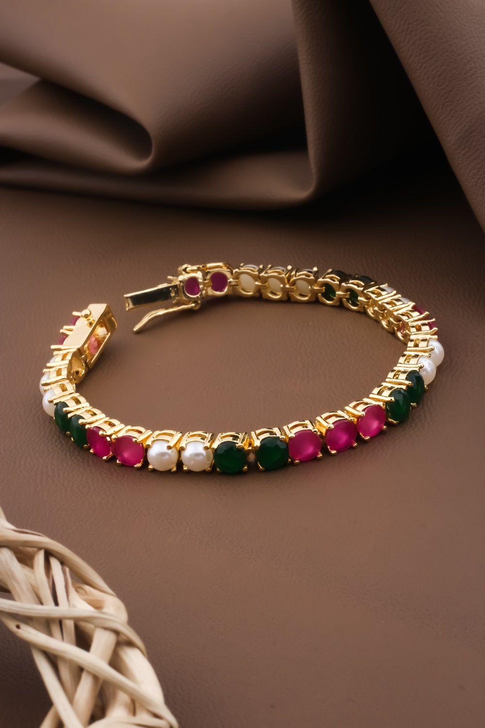 pearl tennis bracelet