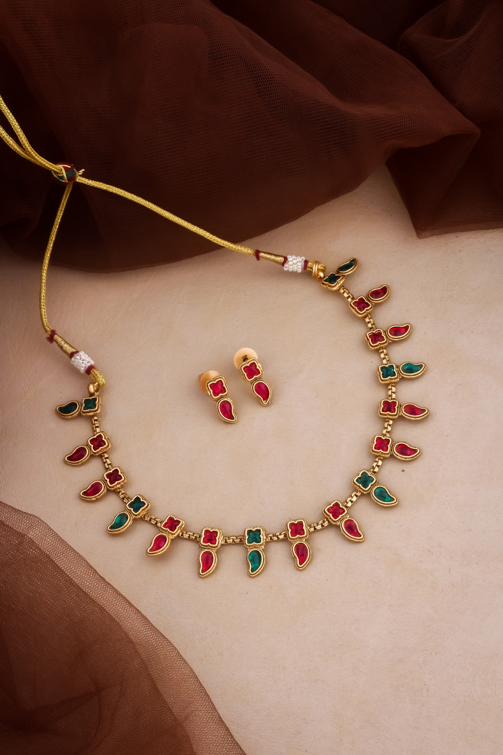 delicate temple necklace
