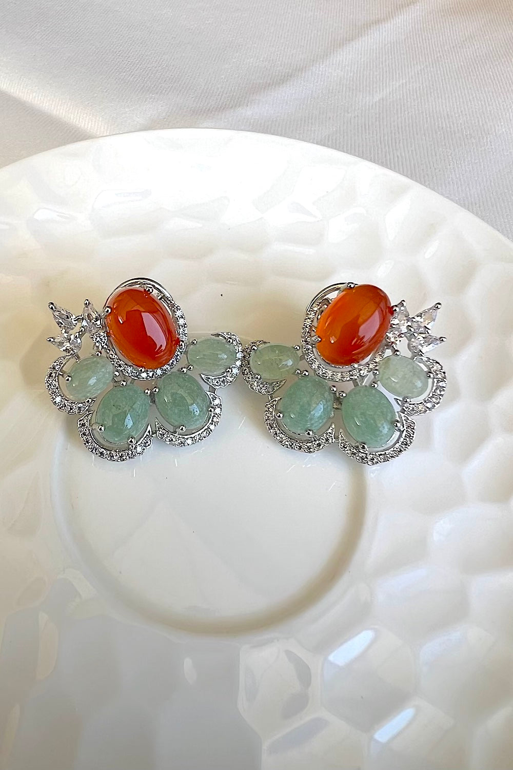 natural stone earrings