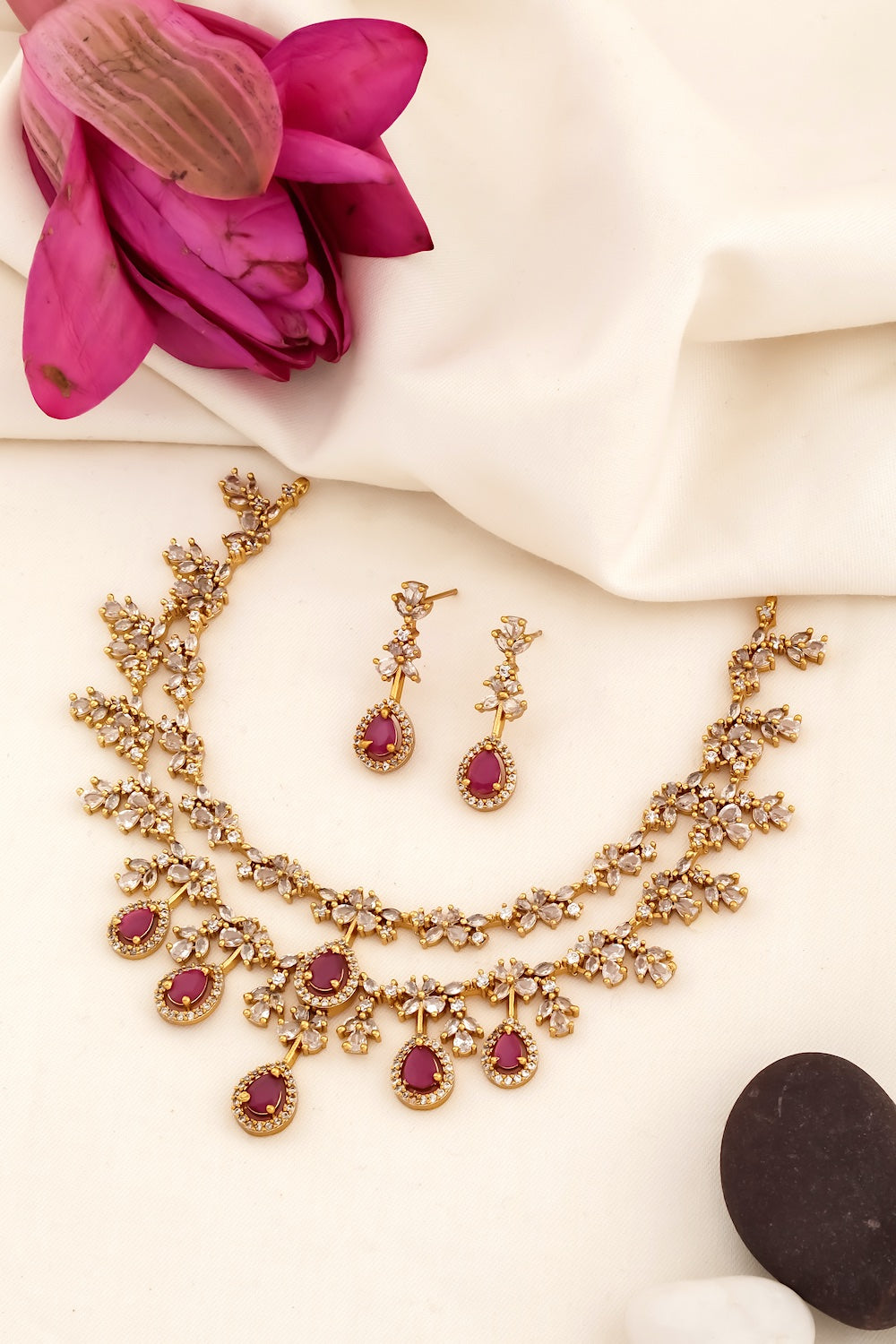 multi layer diamond necklace