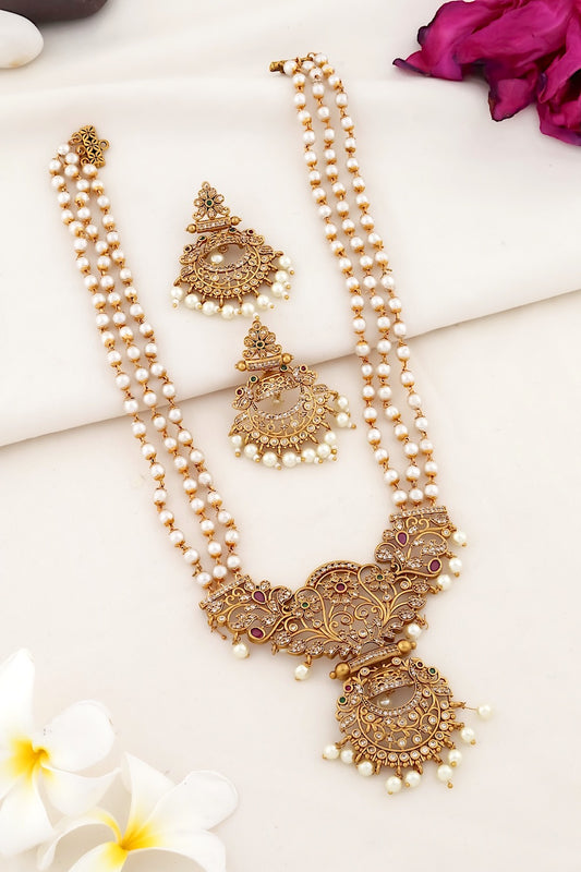 layered South Indian jewellery