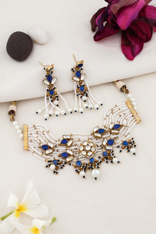 delicate kundan choker