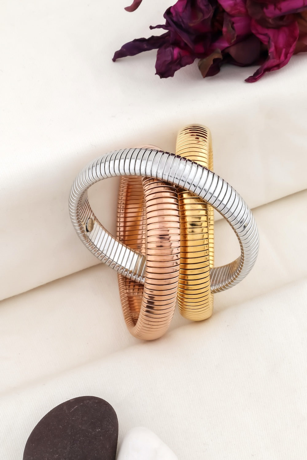 3 tone bangle