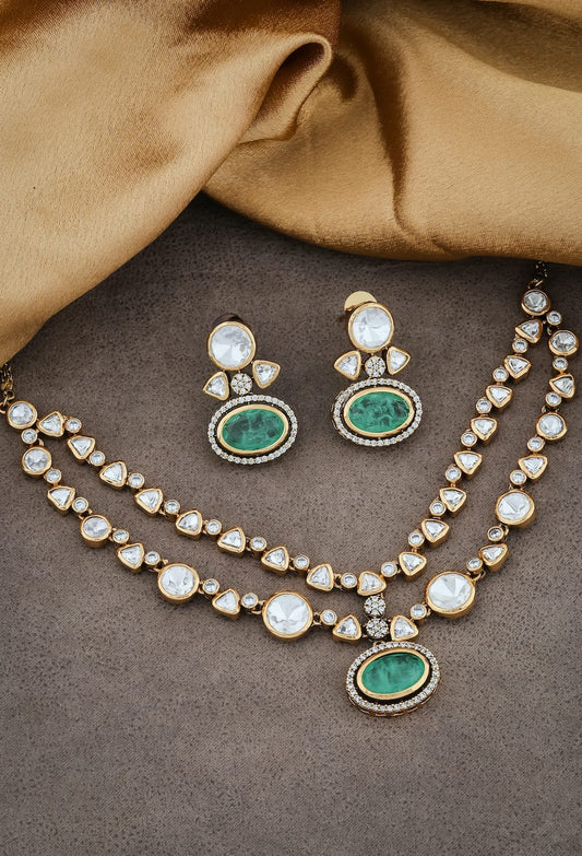 doublet kundan set