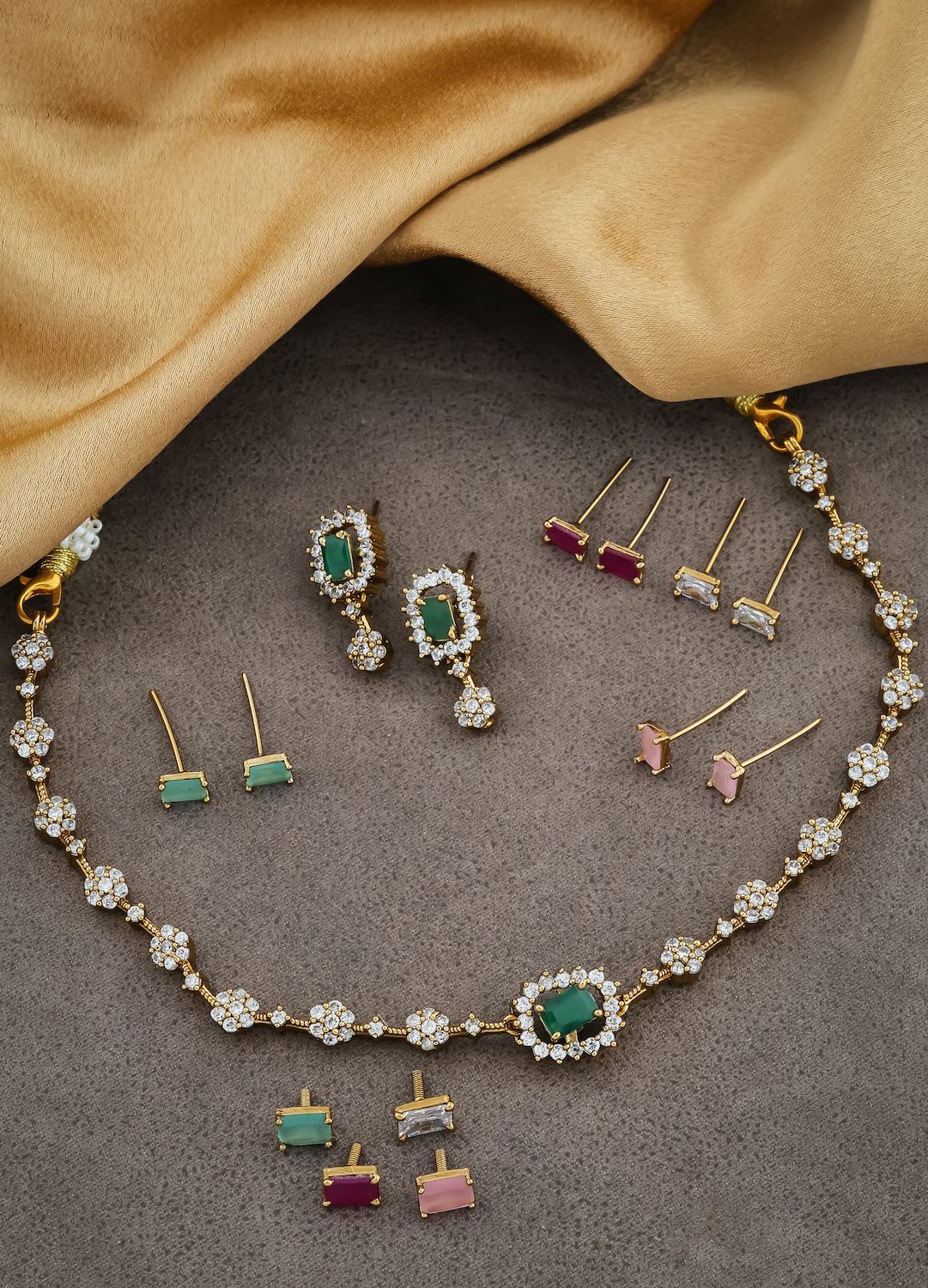 detachable stone jewelry