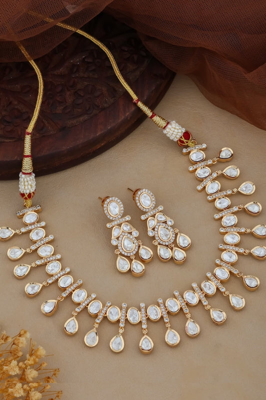 moissanite kundan jewelry
