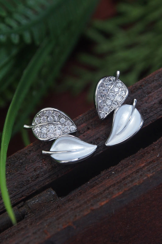 925 silver post earrings