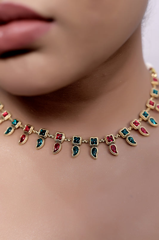 delicate temple necklace