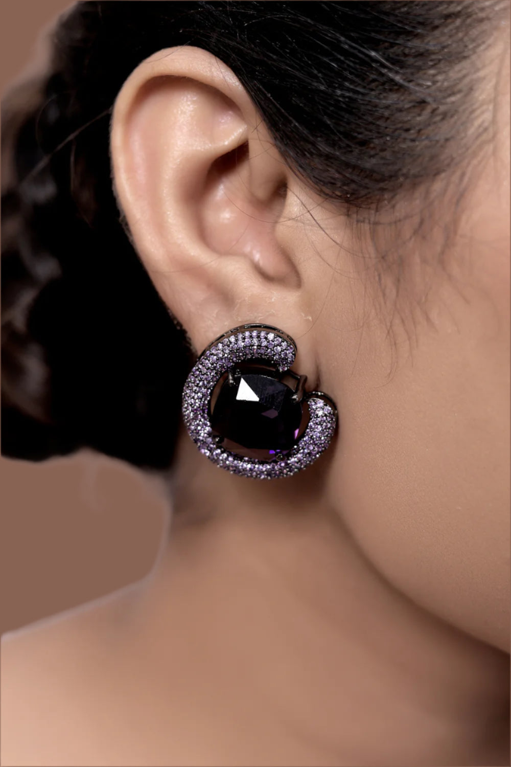 amethyst earrings