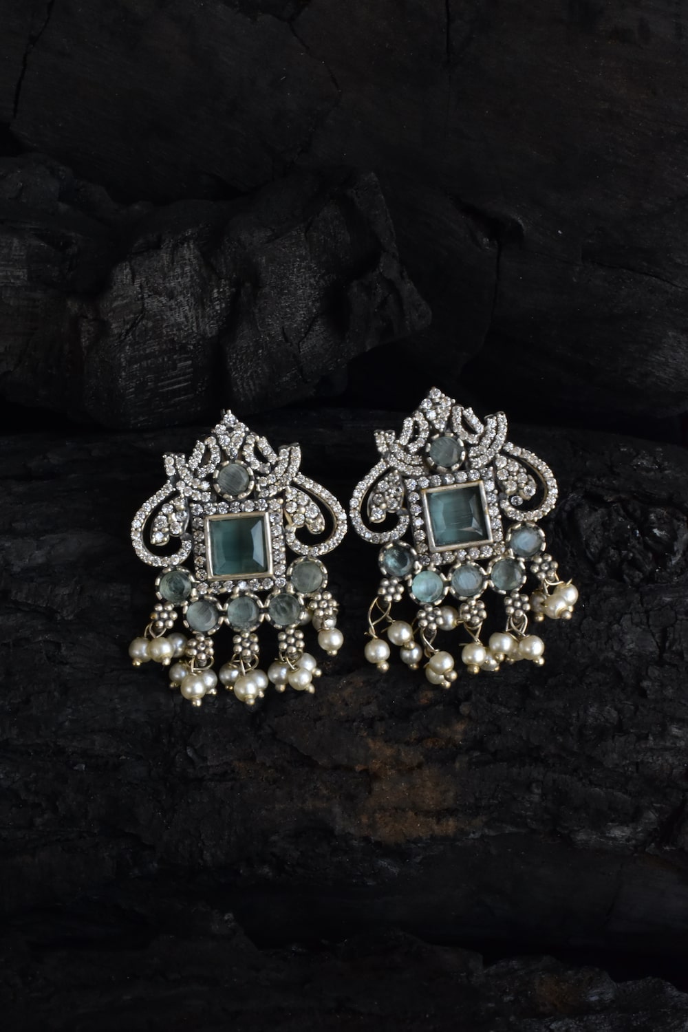 mint cz studs