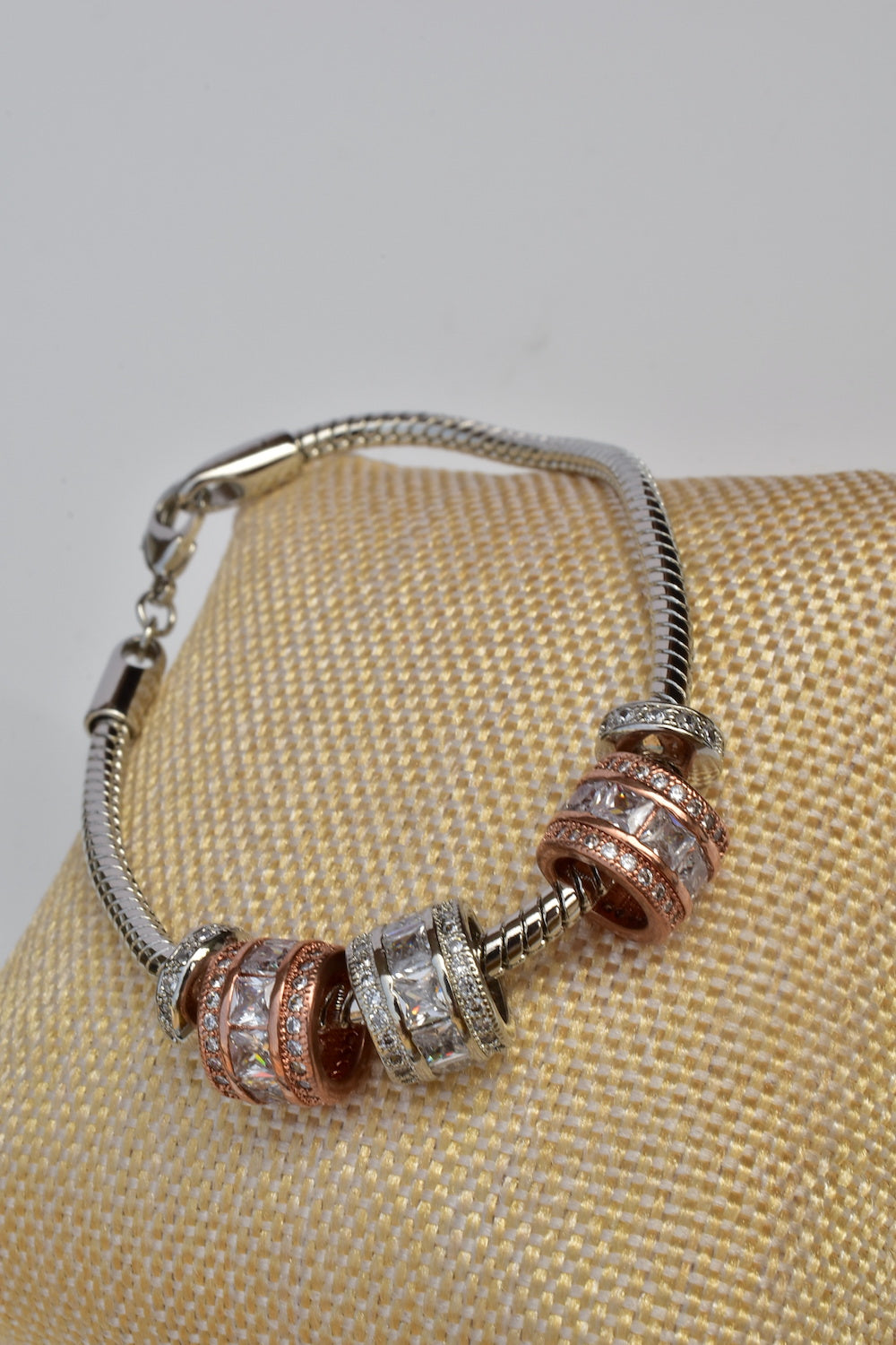 diamond charm bracelet