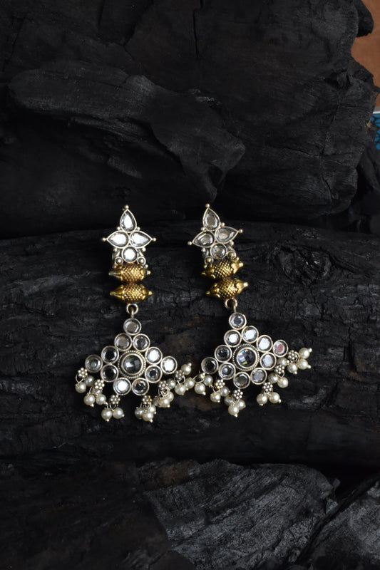 Tribal drop earrings