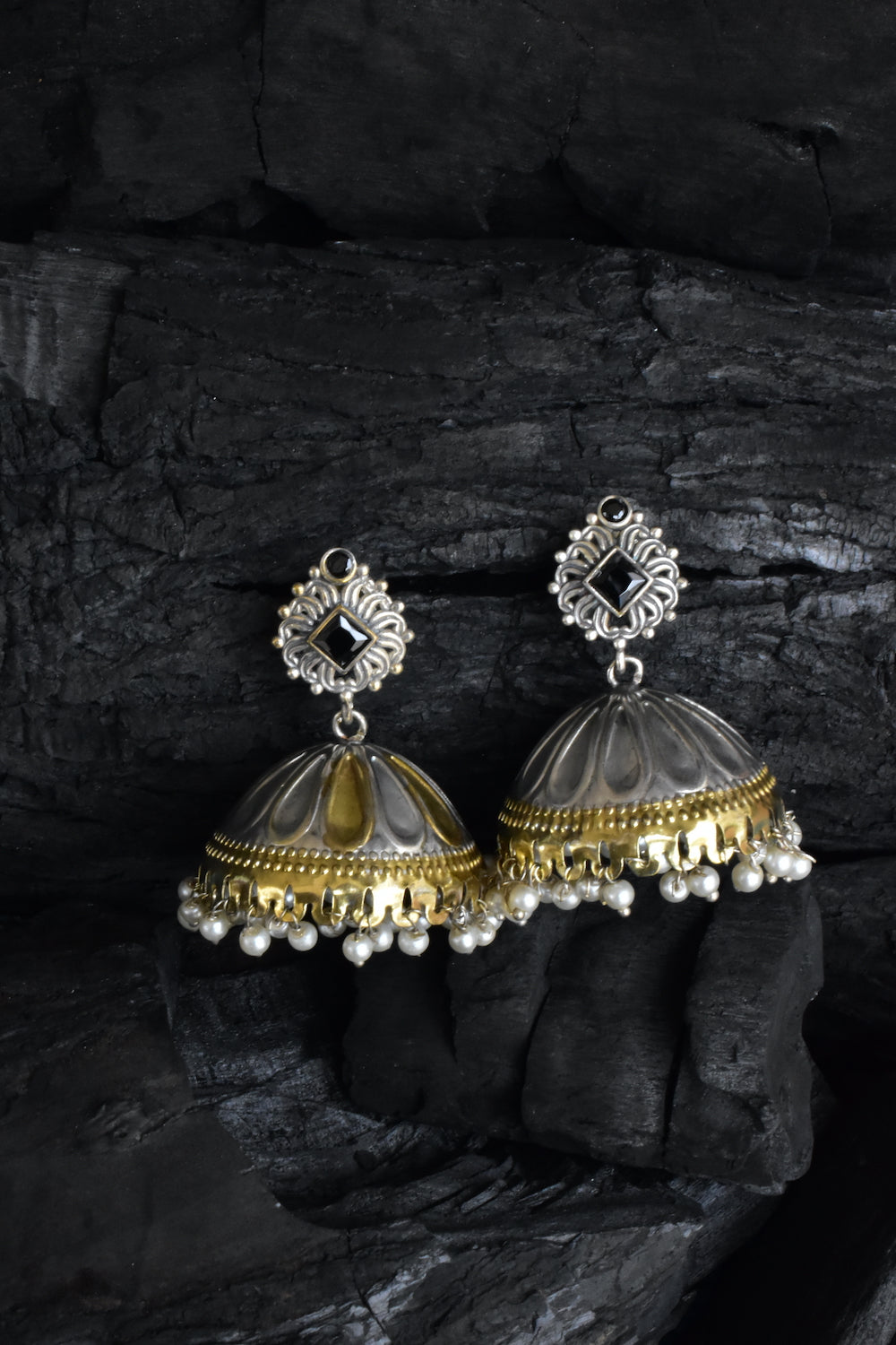 tribal jhumka earrings