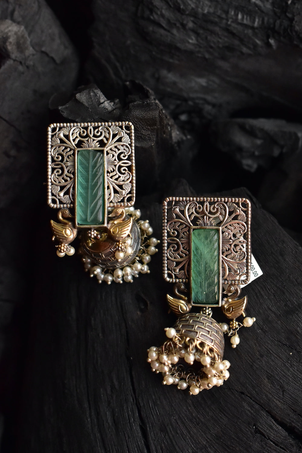 mint earrings