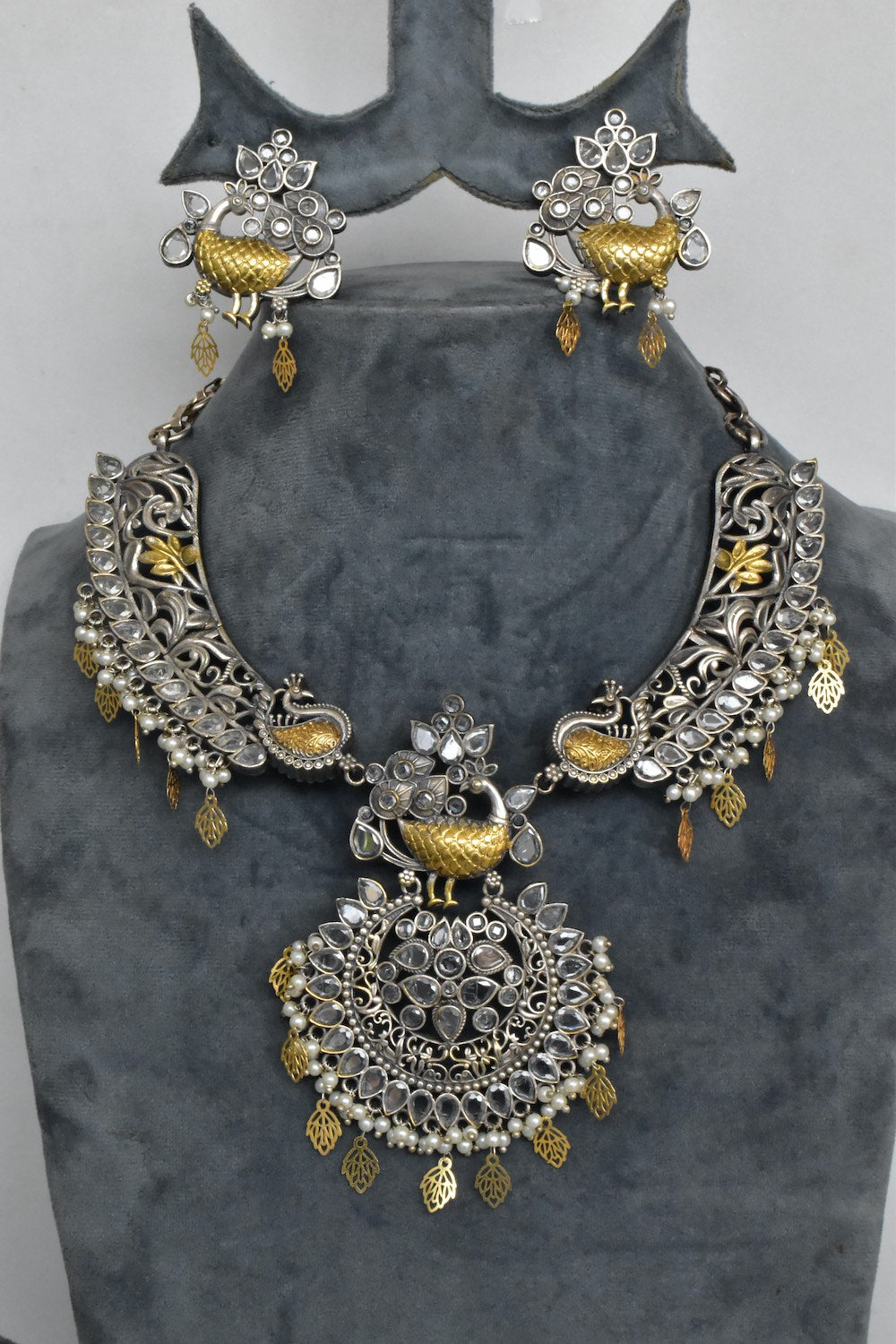 peacock necklace