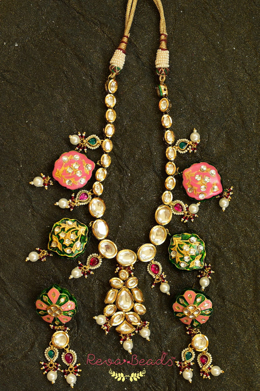 meenakari necklace set