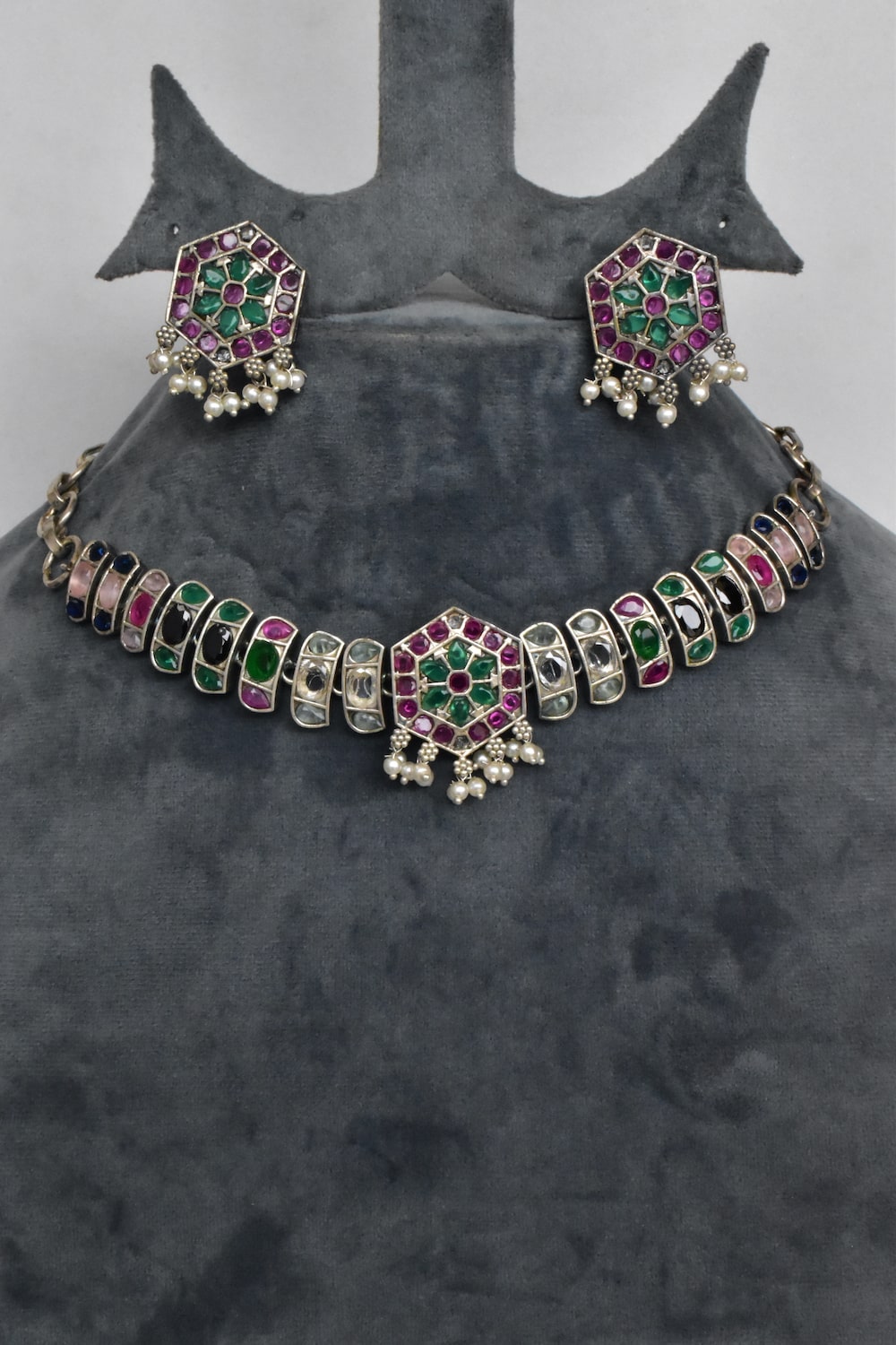 oxidised silver jewellery