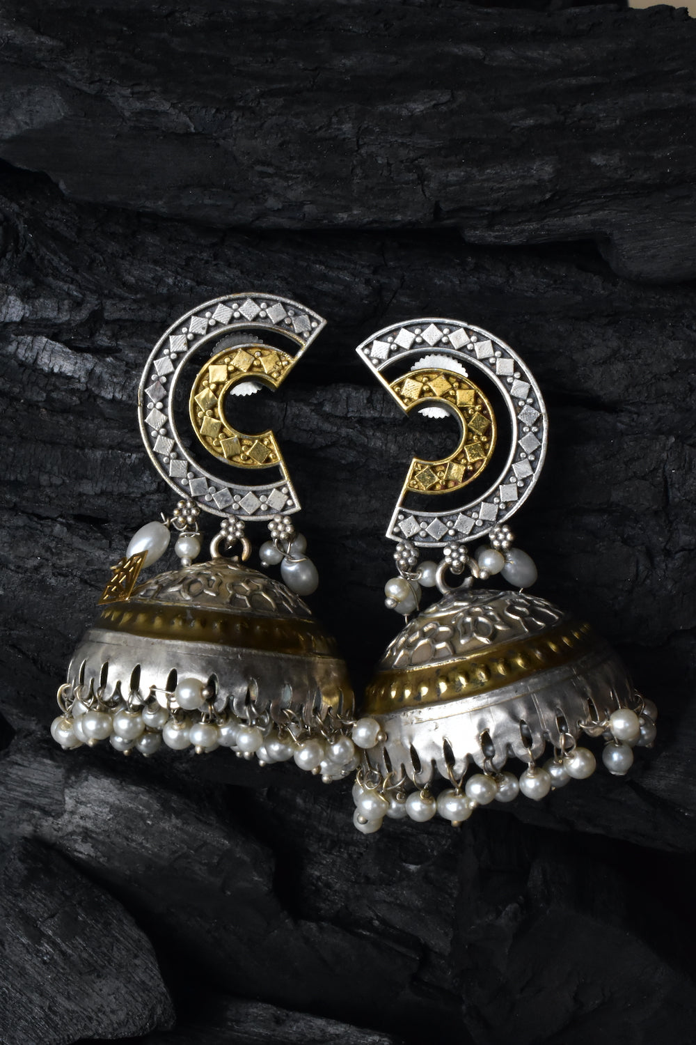 tribal jhumka earrings