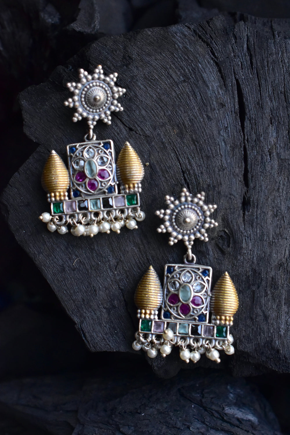 navratna earings