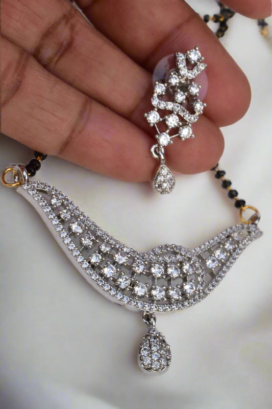 mangalsutra earrings set
