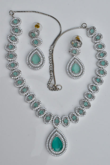 ad silver polish necklace set