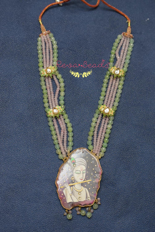 Meenakari Long Necklace mln250176