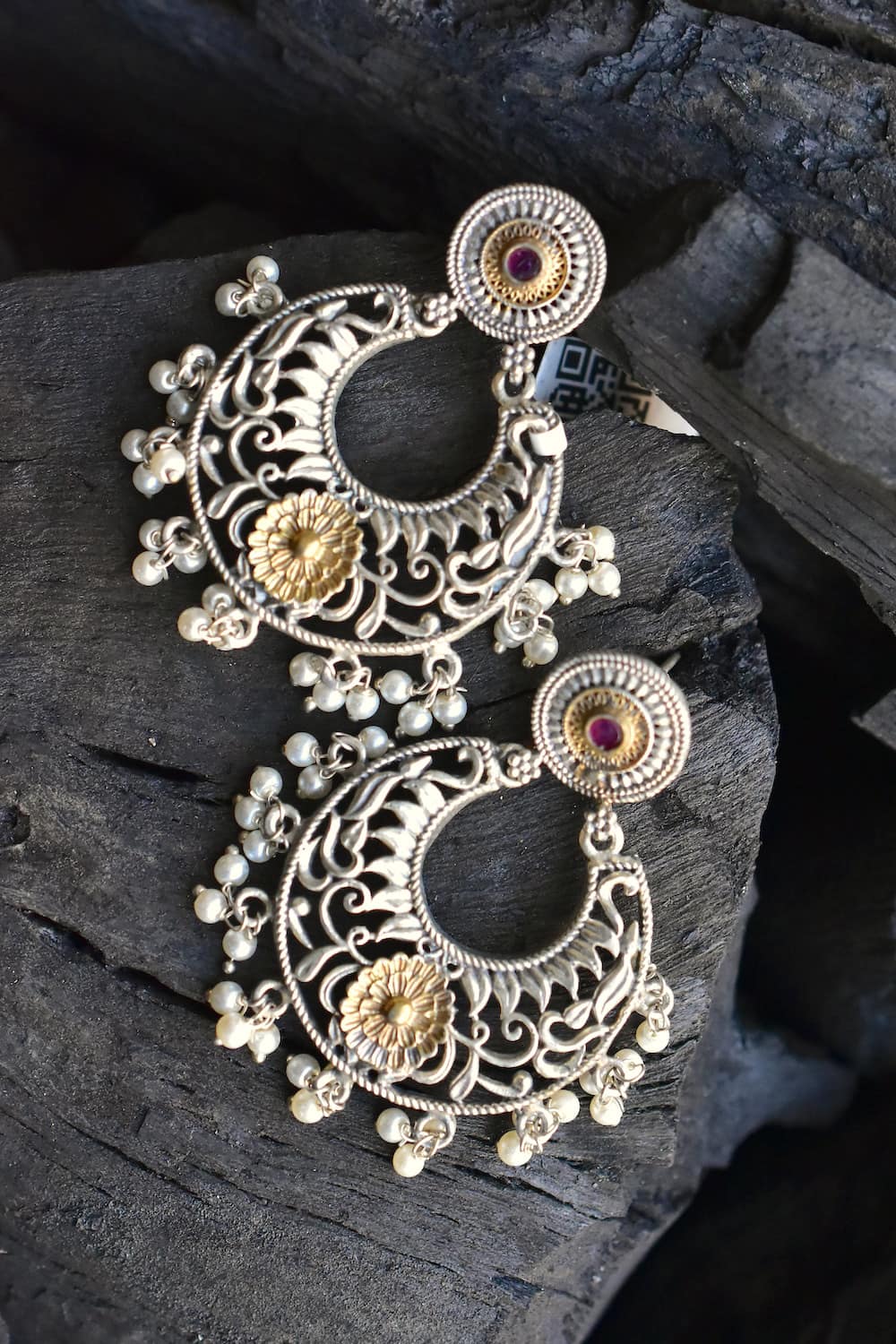 ruby earring
