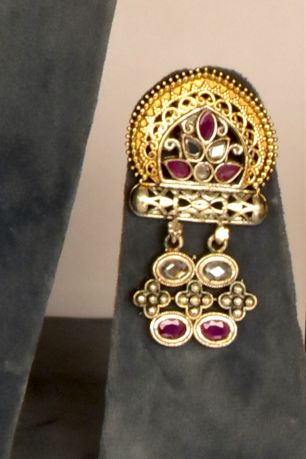 stone studded oxidised