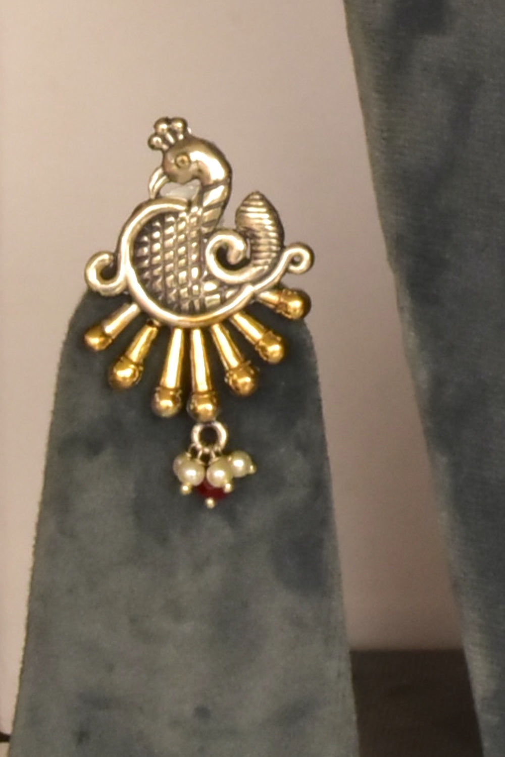 Tribal long necklace earrings set trlnes230979