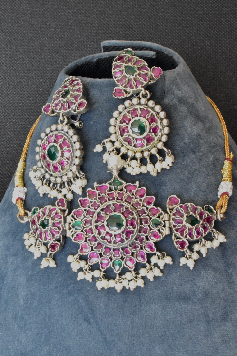 green ruby necklace