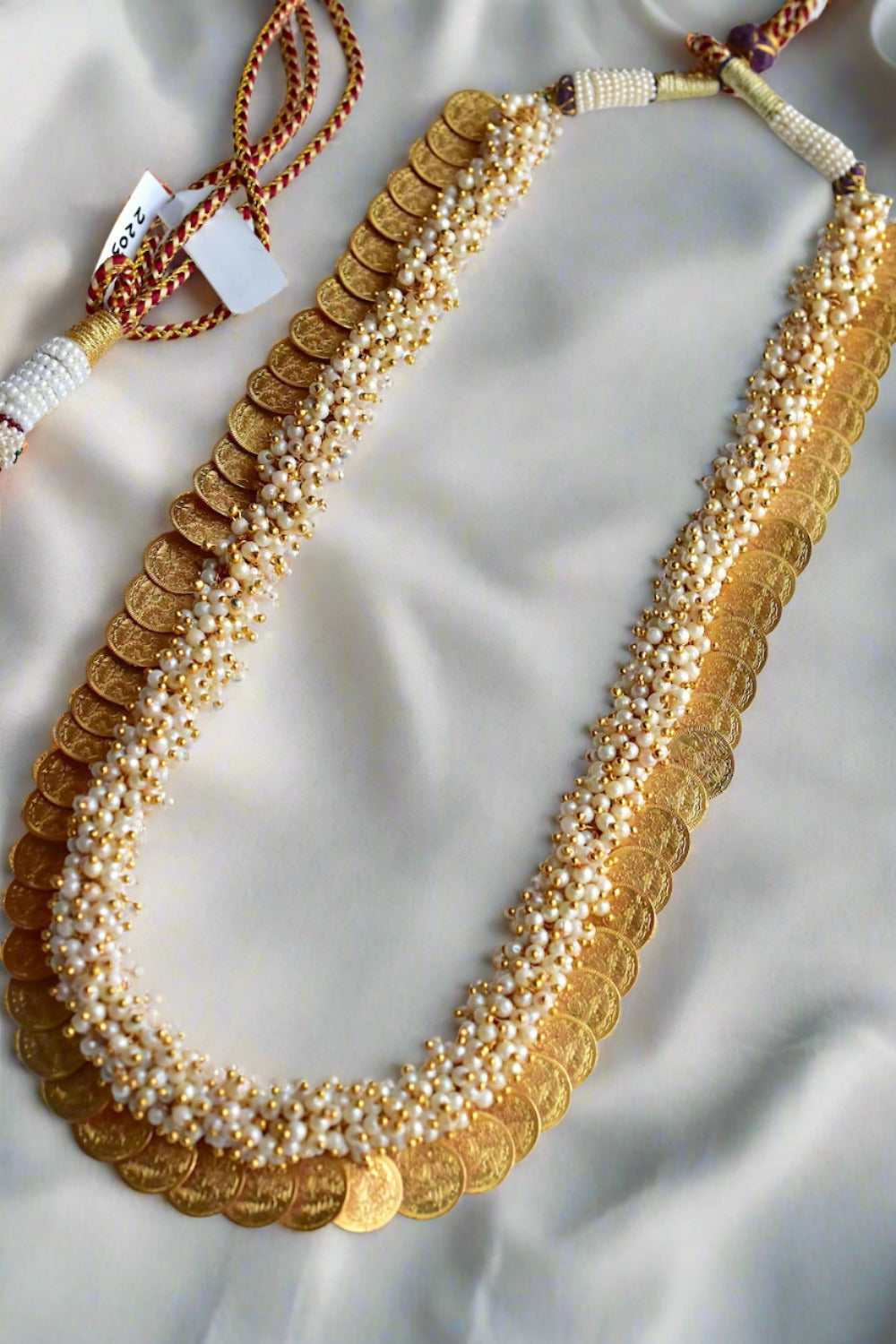 temple long necklace set
