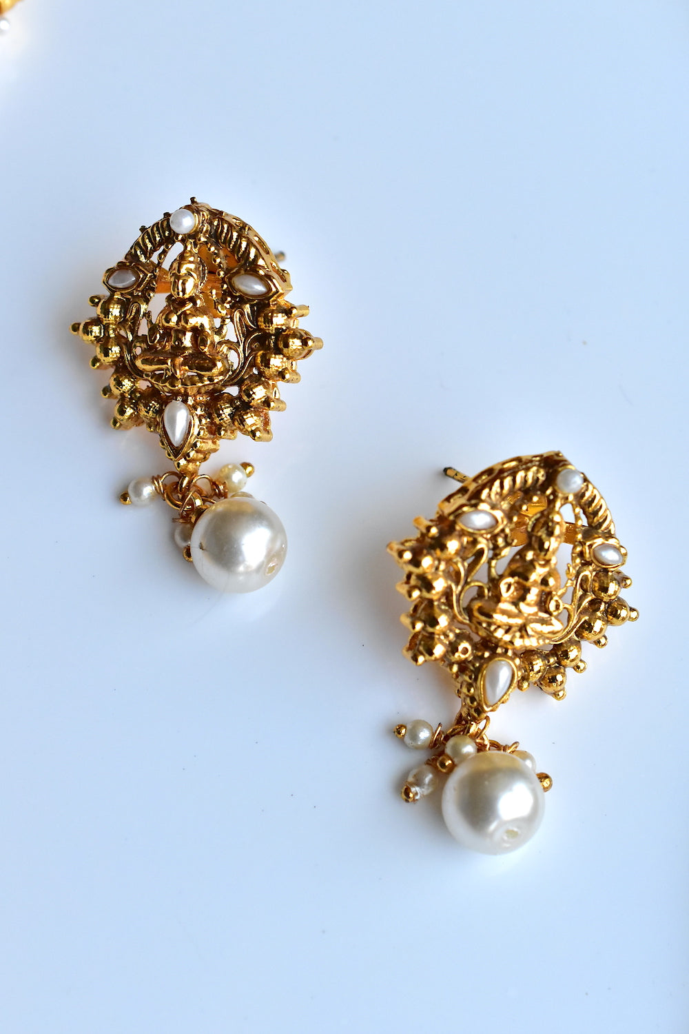 Temple Long Necklace Earrings Set tlnes220078