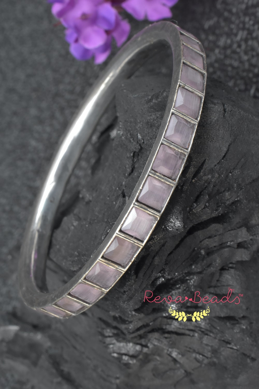 oxidised stone studded
