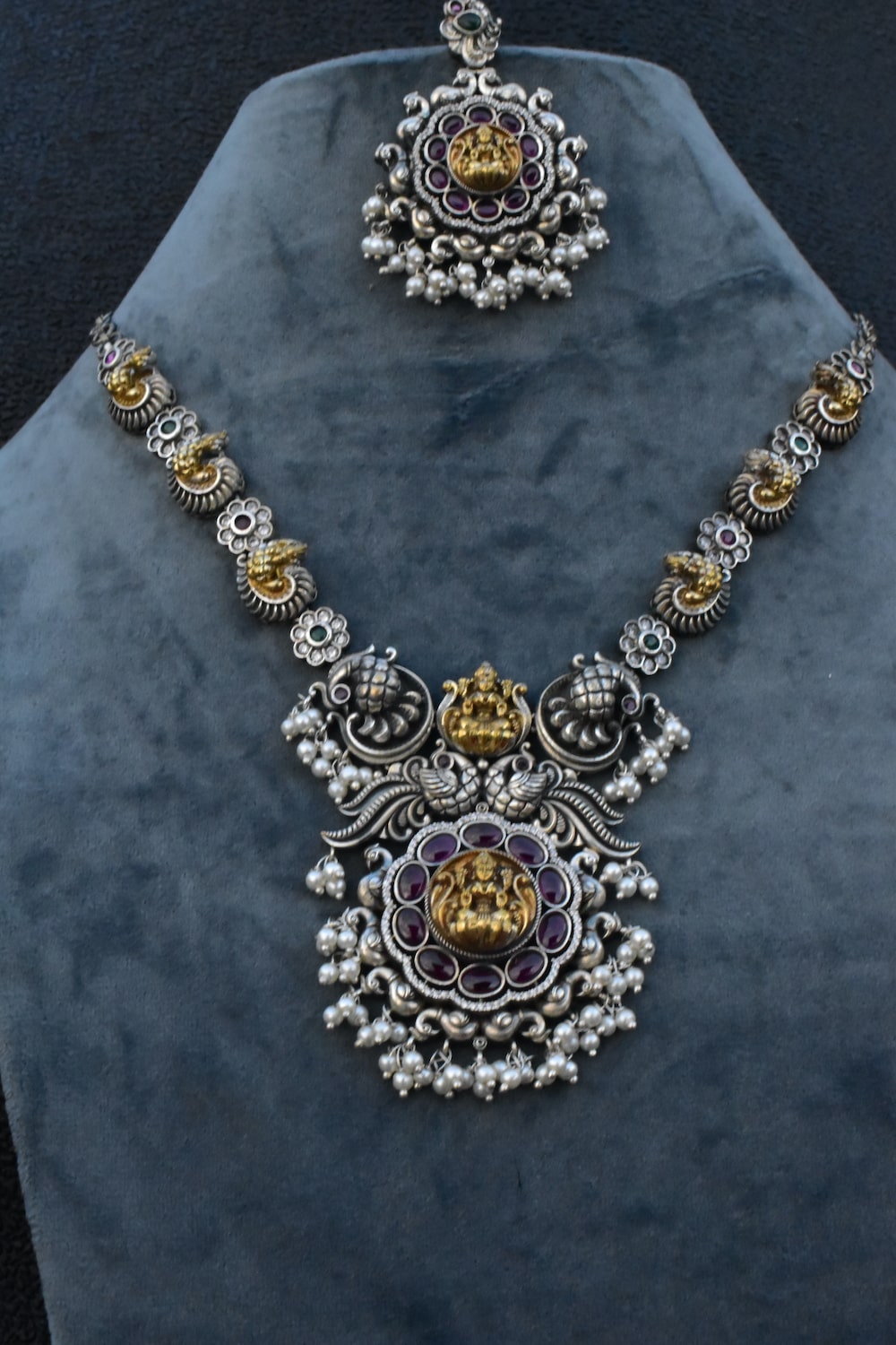 oxidised jewellery set